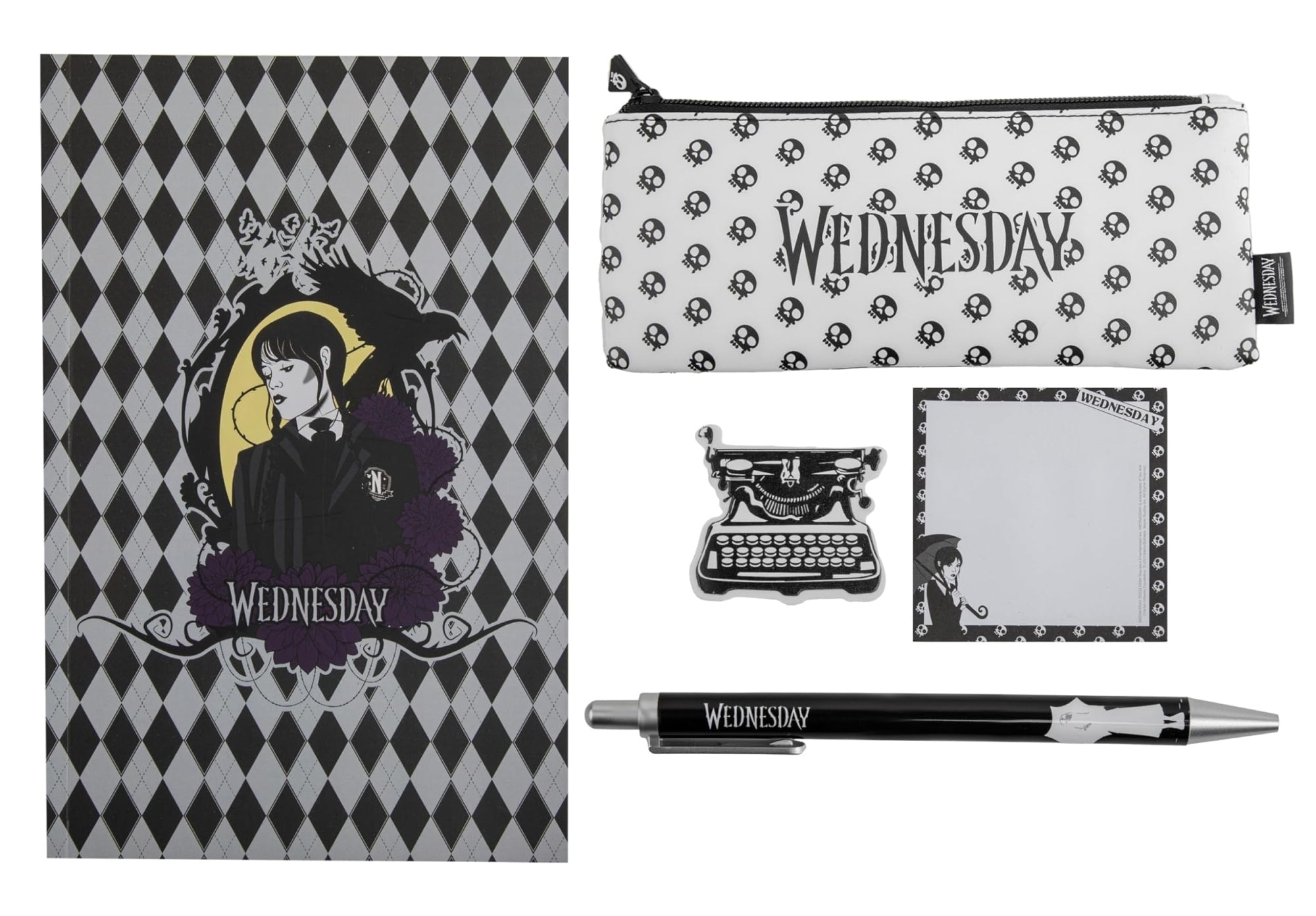 Set Di Cancelleria Mercoledi Addams - Mercoledi