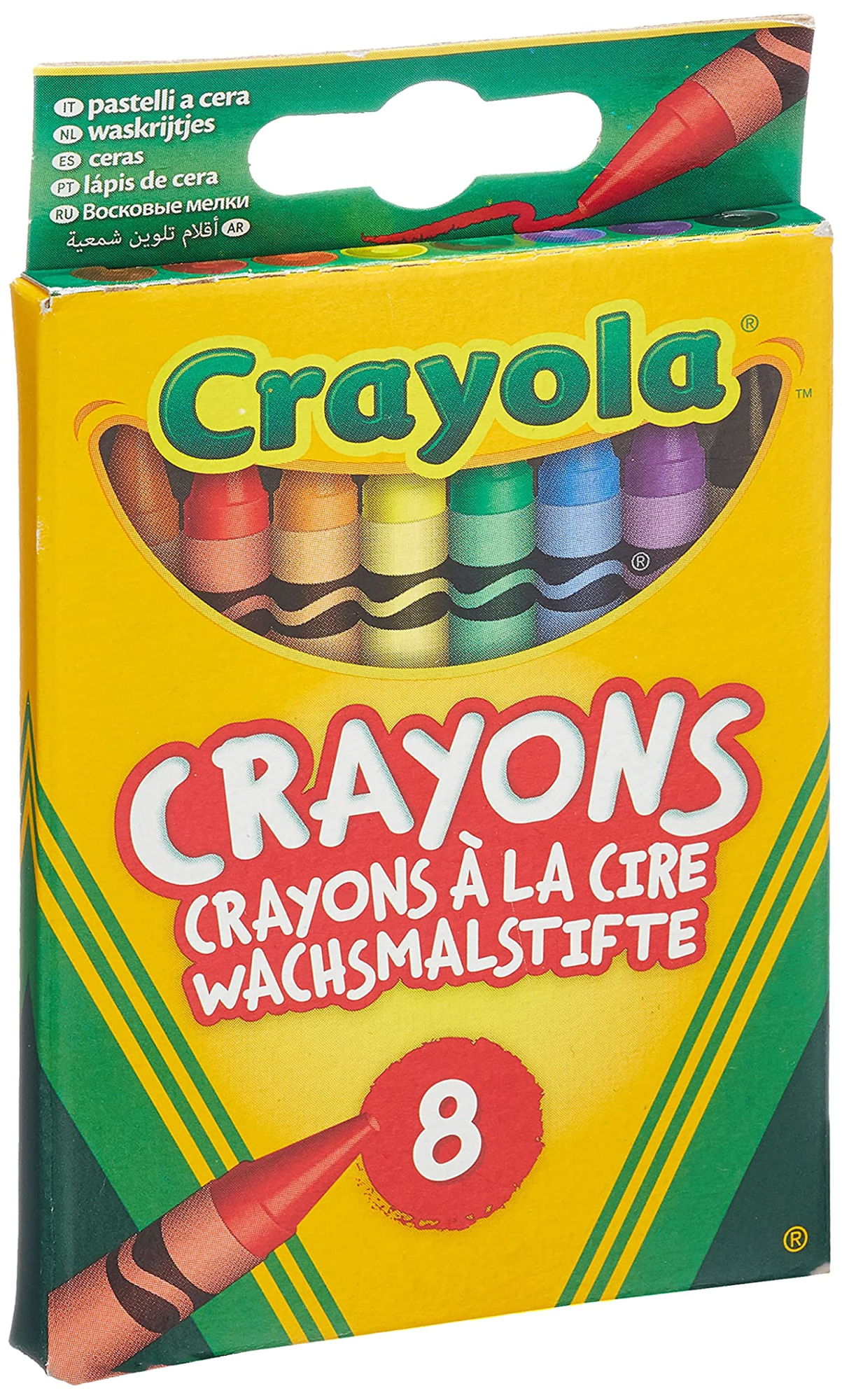 Crayola: 8 Pastelli A Cera