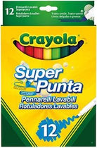 Crayola: 12 Pennarelli Superpunta Lavabili