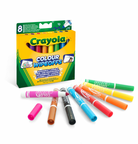 Crayola: 8 Pennarelli Per Lavagna Bianca
