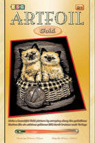 Sequin Art: 0602 - Artfoil Gold - Kittens