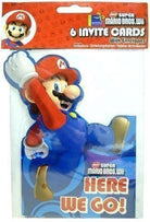 Super Mario Bros: Giocoplast - Wii - 6 Inviti Con Busta