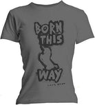 Lady Gaga: Rock Off - Btw Ladies Grey (T-Shirt Donna Tg. M)
