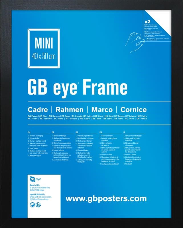 Gb Eye: Cornice Eton Nera 40x50cm