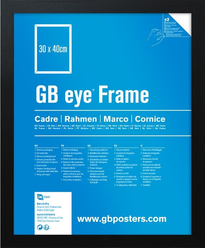 Gb Eye: Cornice Eton Nera 30x40cm