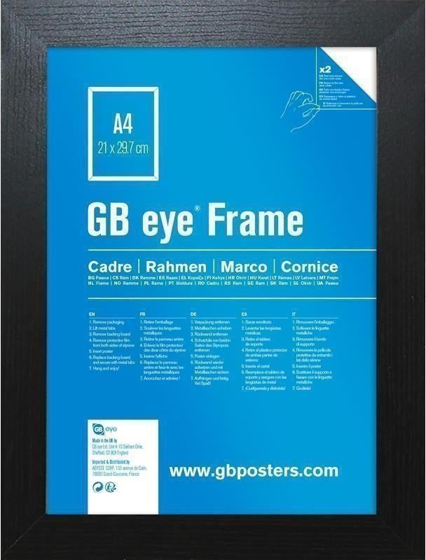 Gb Eye: Cornice Eton Nera A4 29.7x21cm