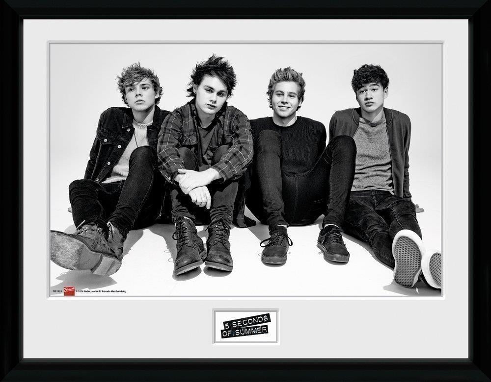 5 Seconds Of Summer: Sitting (Stampa In Cornice 30x40cm)