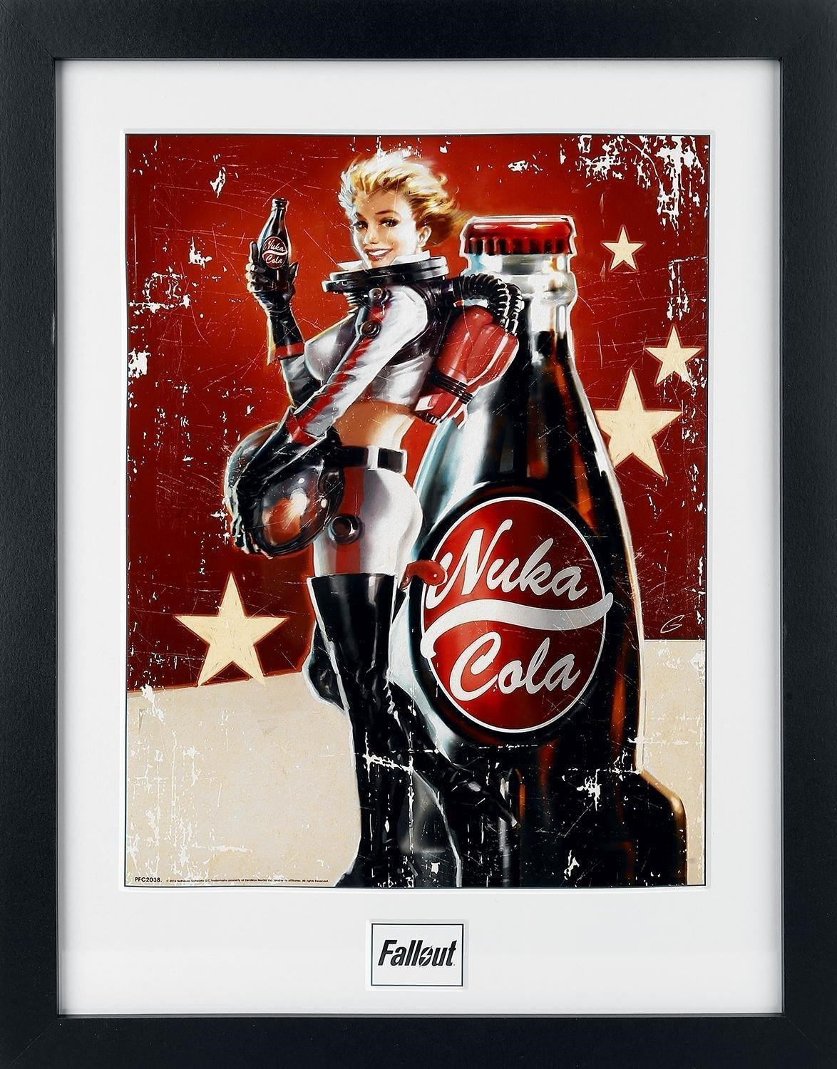 Fallout 4: Gb Eye - Nuka Cola (Framed Print 30x40 Cm / Stampa In Cornice)