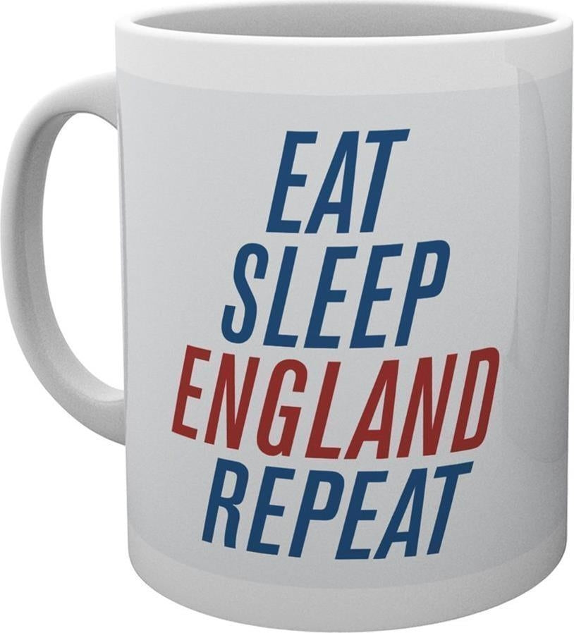England: Eat Sleep England Repeat (Tazza)