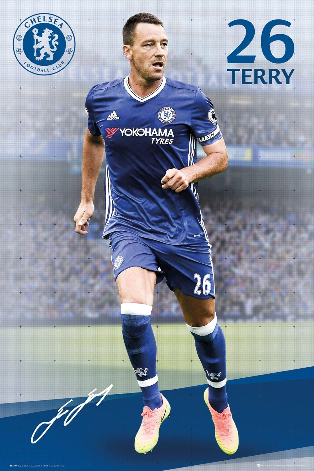 Chelsea: Terry 16/17 (Poster Maxi 61x91,5 Cm)