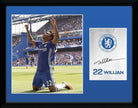 Chelsea: Willian 16/17 (Stampa In Cornice 30x40 Cm)