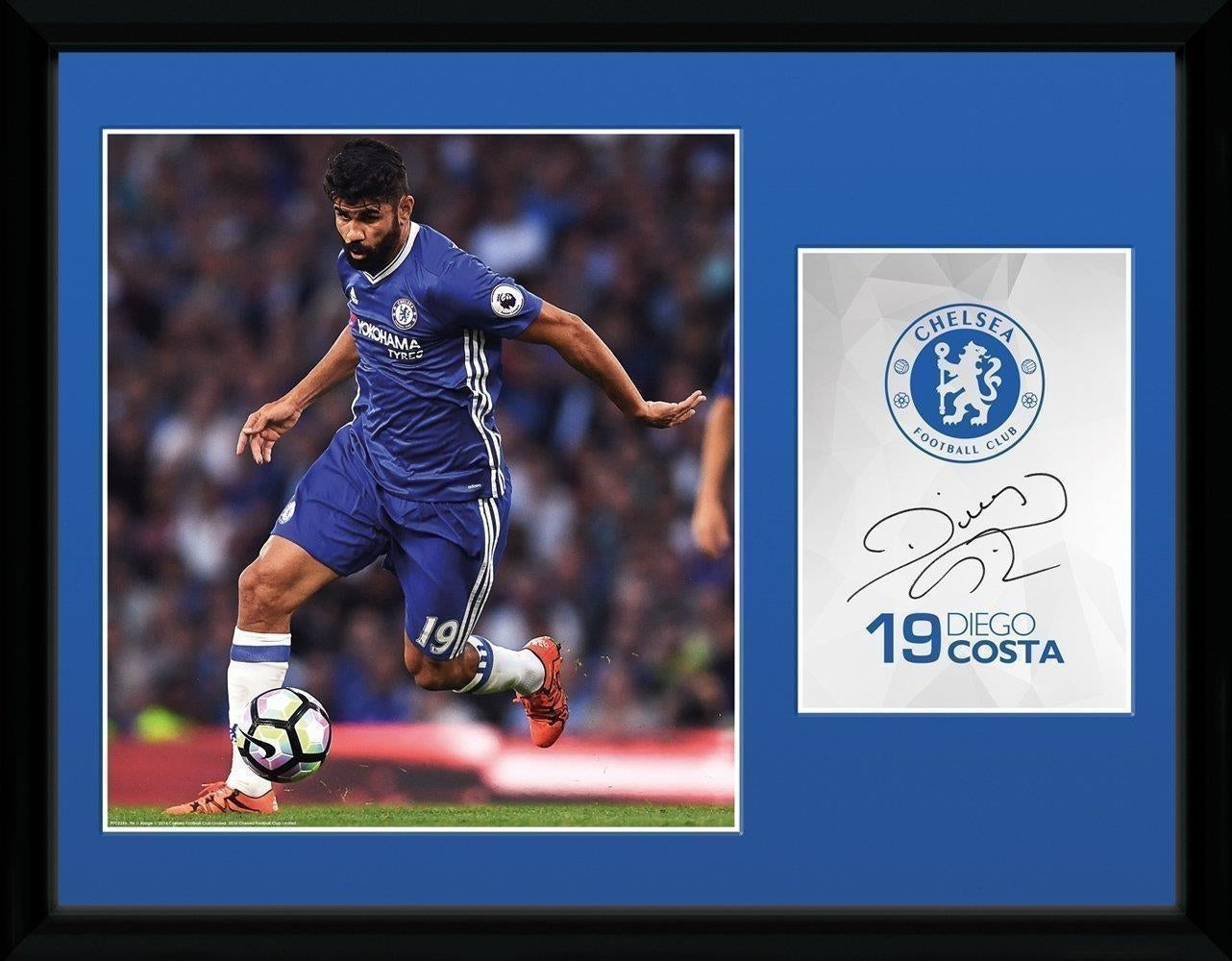 Chelsea: Costa 16/17 (Stampa In Cornice 30x40 Cm)