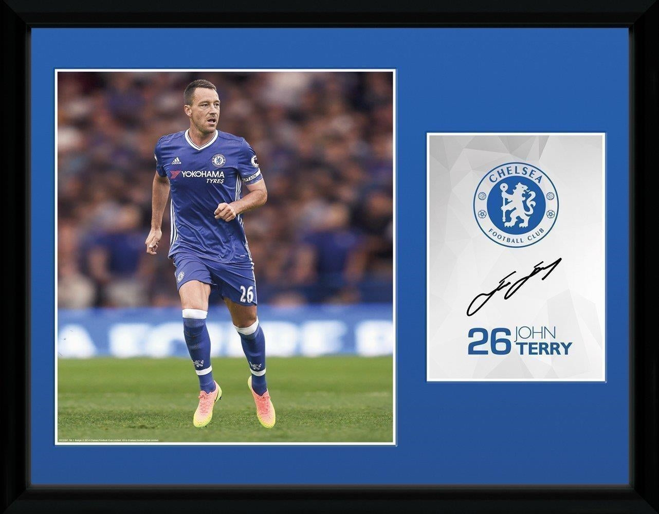 Chelsea: Terry 16/17 (Stampa In Cornice 30x40 Cm)