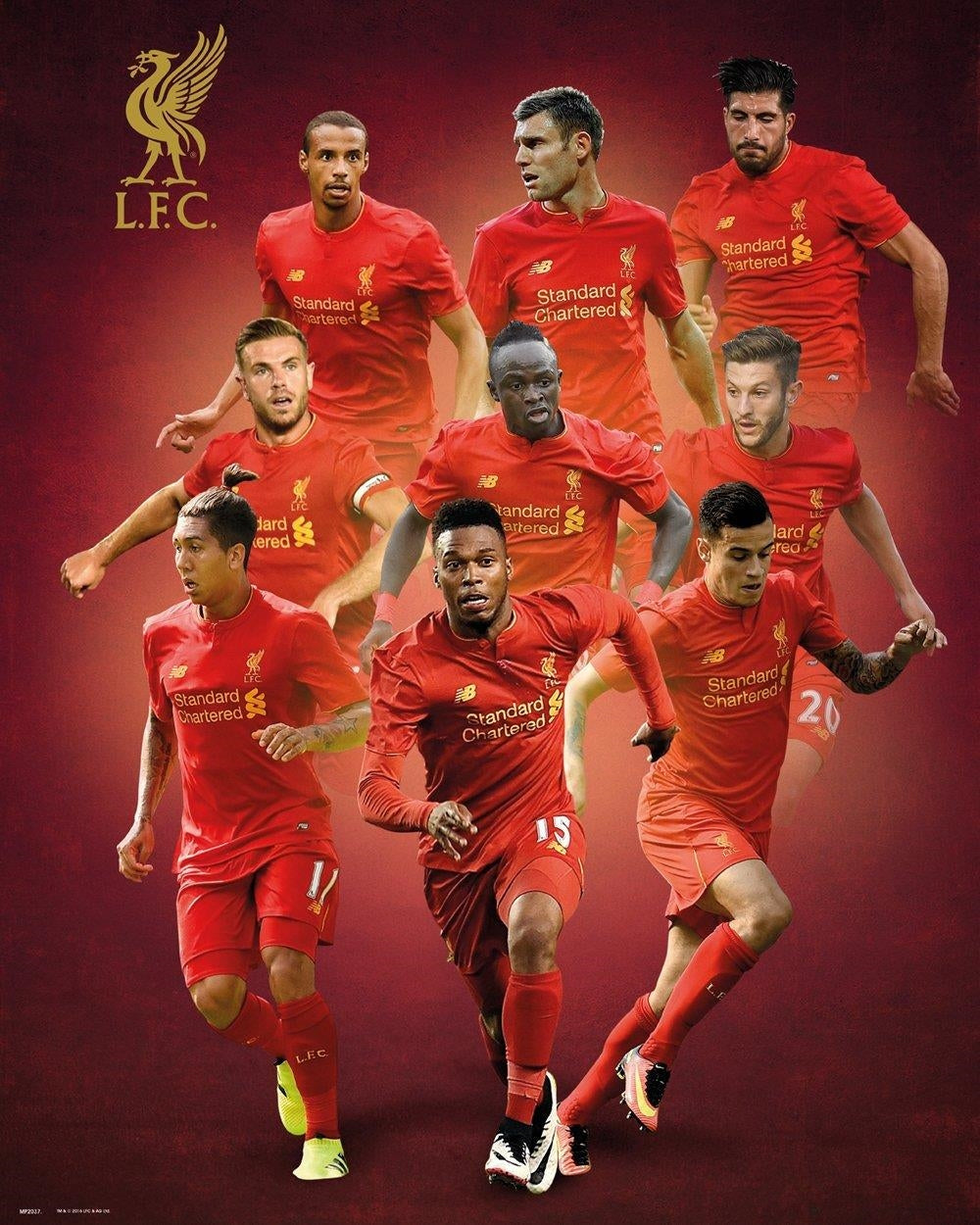Liverpool: Players 16/17 (Poster Mini 40x50 Cm)