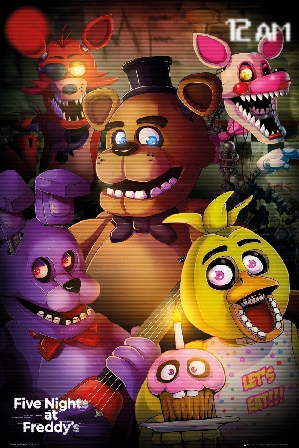 Five Nights At Freddys: GB Eye - Group (Poster 91,5X61 Cm)