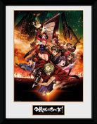 Kabaneri Of The Iron Fortress: Collage (Stampa In Cornice 30x40 Cm)