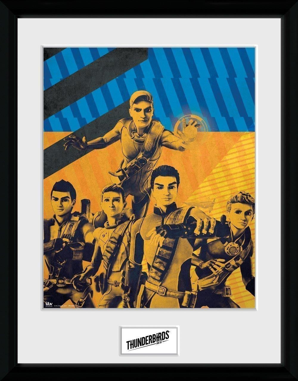 Thunderbirds Are Go: Hazard Traceys (Stampa In Cornice 30x40cm)