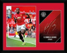 Manchester United: Lukaku 17/18 (Stampa In Cornice 30X40 Cm)