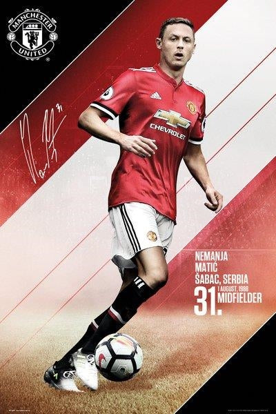 Manchester United: Matic 17/18 (Poster Maxi 61x91,5 Cm)