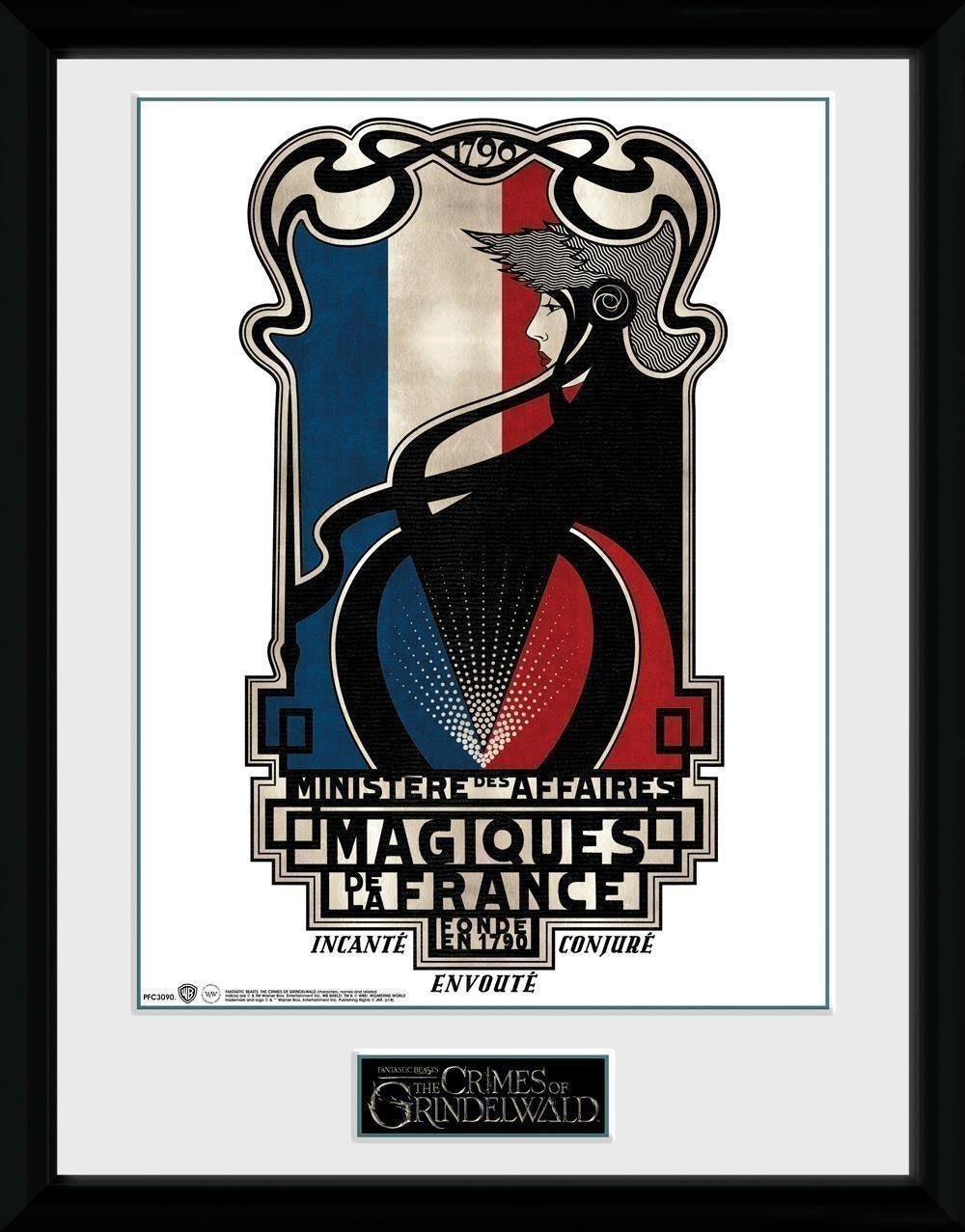 Fantastic Beasts 2: Magiques De La France (Stampa In Cornice 30x40cm)