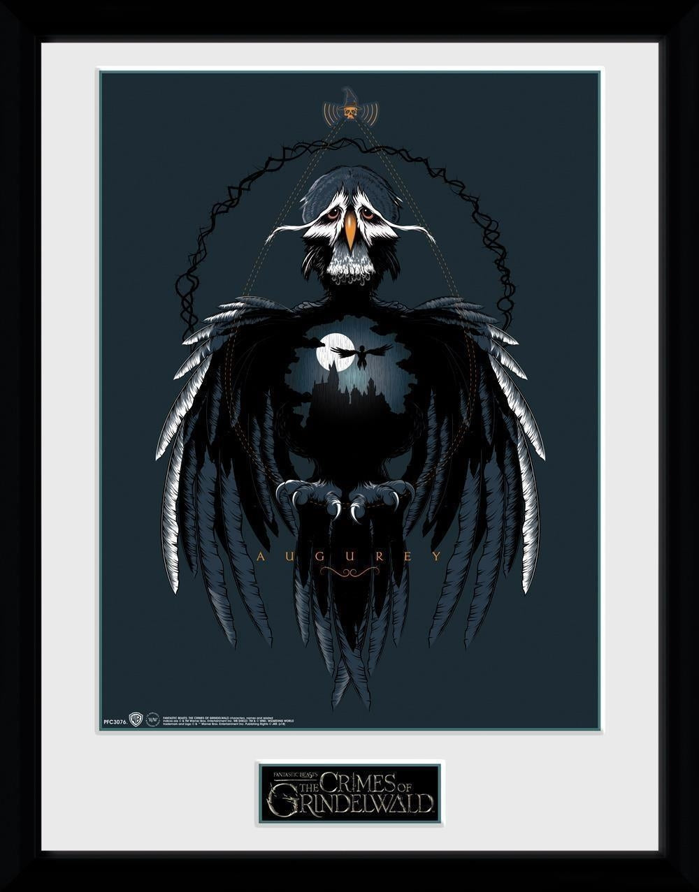 Fantastic Beasts 2: Augurey (Stampa In Cornice 30x40cm)