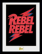 David Bowie: GB Eye - Rebel Rebel Logo (Stampa In Cornice 30x40cm)