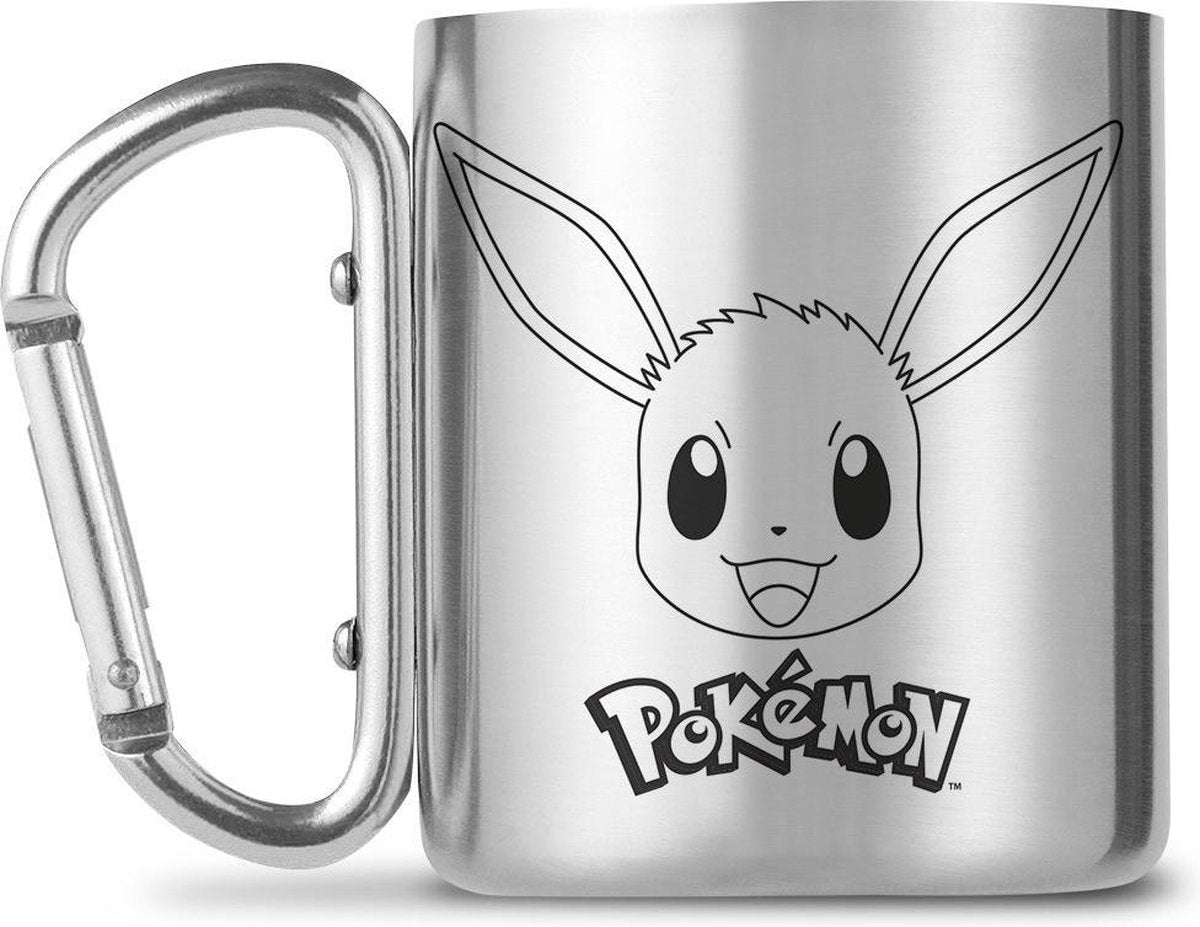 Pokemon - Eevee (Tazza In Metallo Con Moschettone)