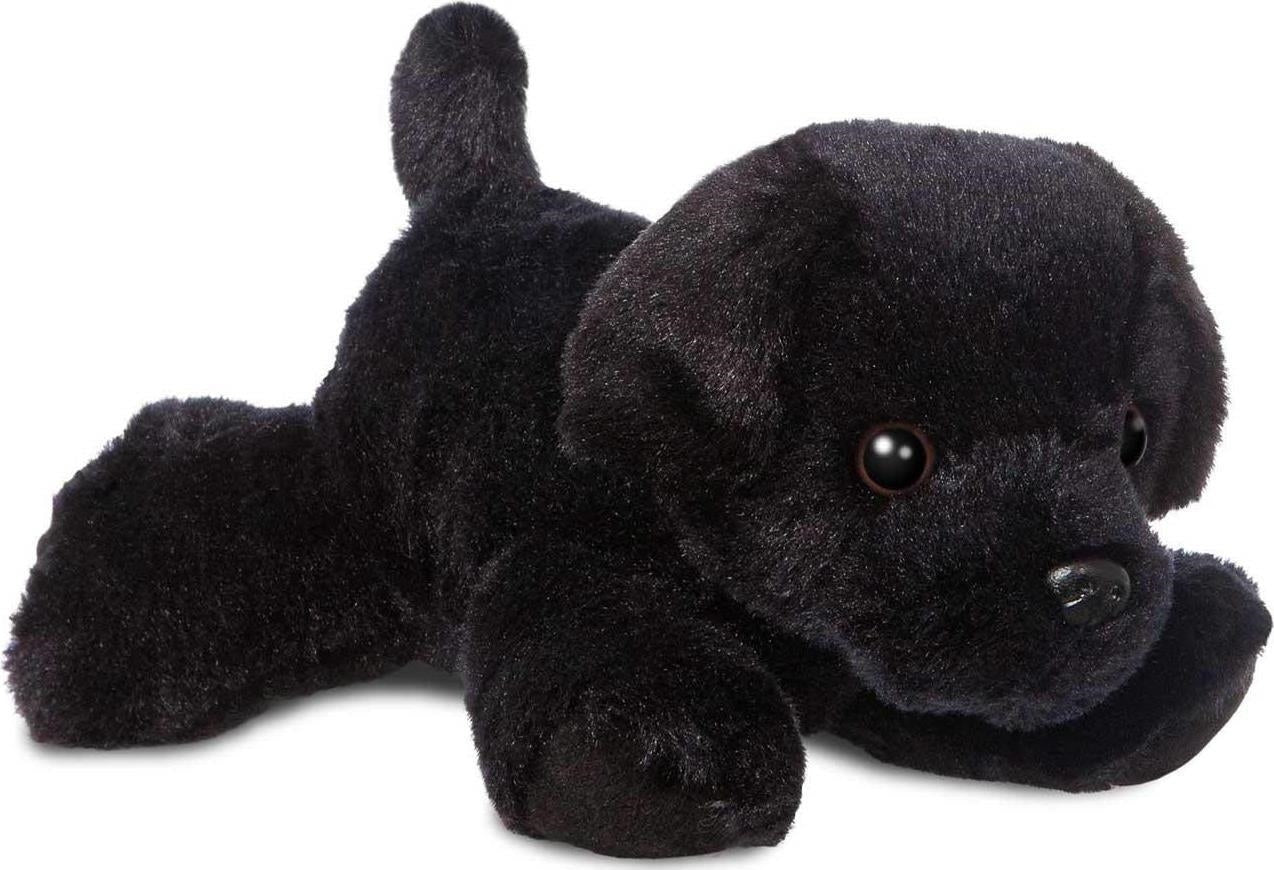 Aurora World: Mini Flopsies - Blackie Black Labrador 8In/20Cm