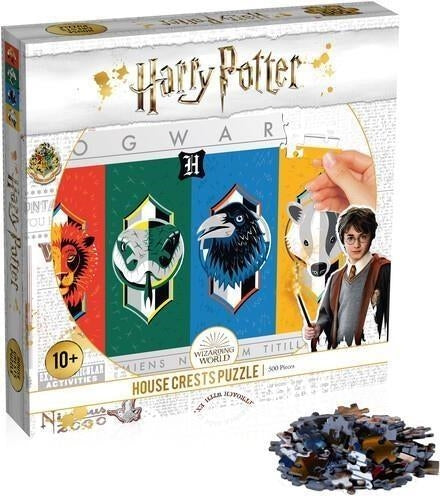Harry Potter: Winning Moves - House Crests Puzzle 500 Pz