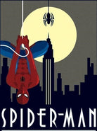 Marvel: Pyramid - Deco - Spider-Man Hanging (Stampa Su Tela 30X40 Cm)