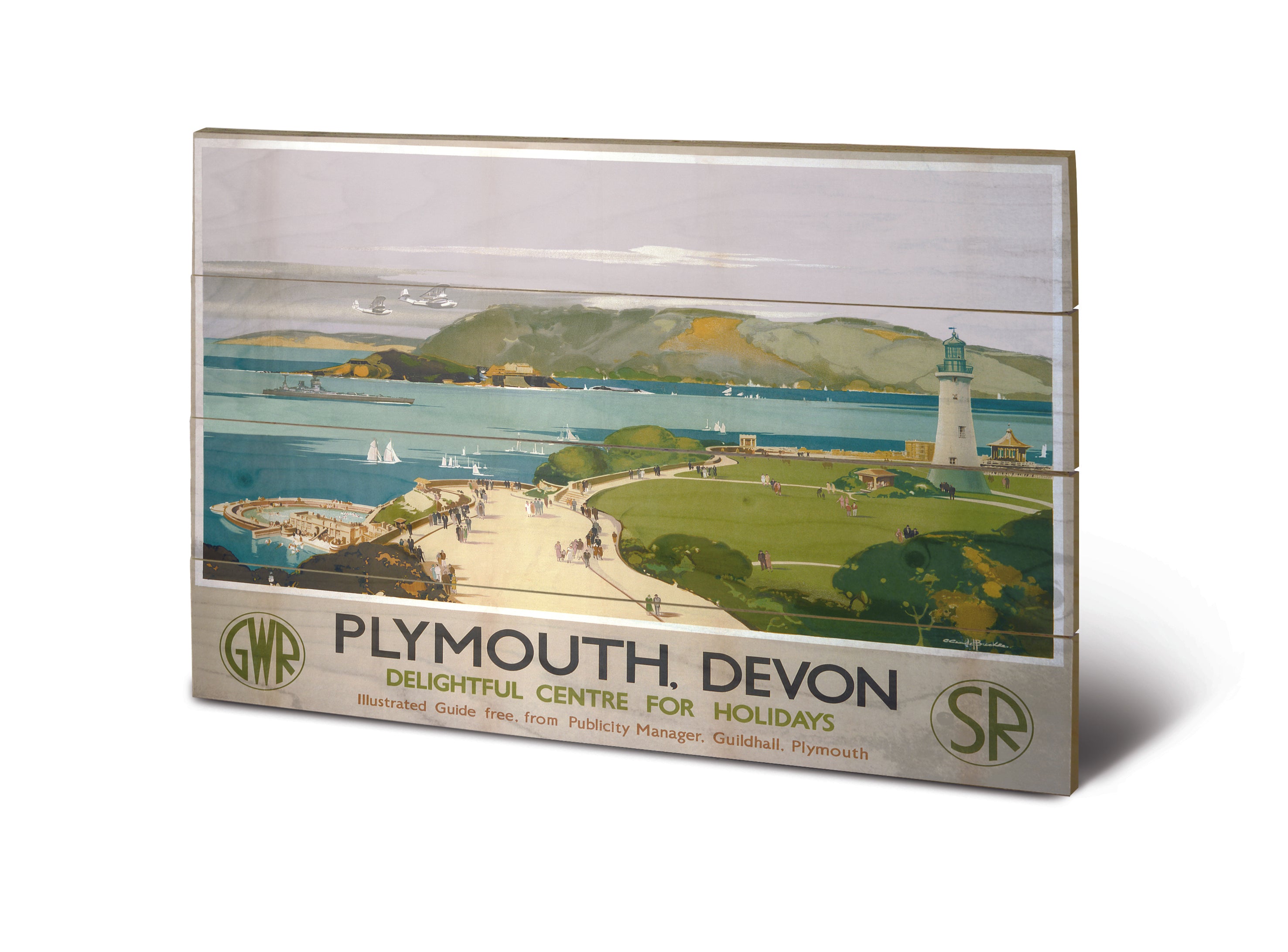 Pyramid: Plymouth - 3 (Stampa Su Legno 59X40Cm)