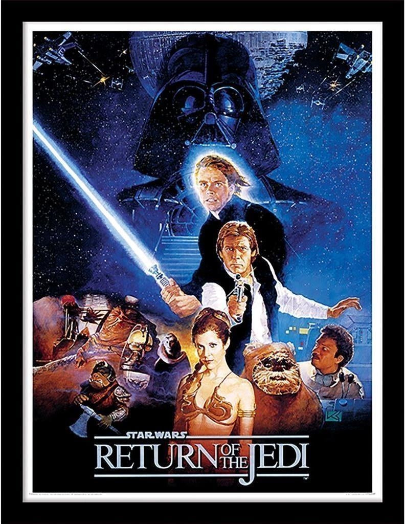 Star Wars: Pyramid - The Return Of The Jedi One Sheet (Stampa In Cornice Plexiglass 30X40 Cm)