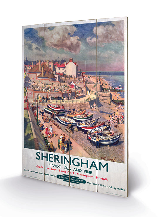 Pyramid: Norfolk: Map (Stampa Su Legno 59X40Cm)