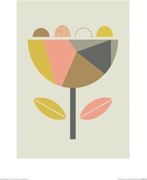 Pyramid: Little Design Haus: Scandi Flower (Stampa 30X40 Cm)