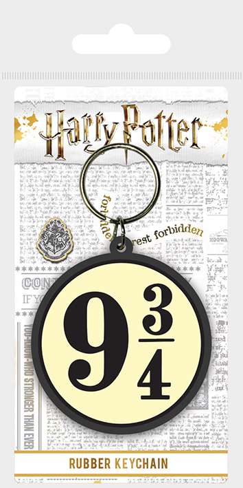 Harry Potter: Pyramid - 9 And Three Quarters (Rubber Keychain / Portachiavi Gomma)