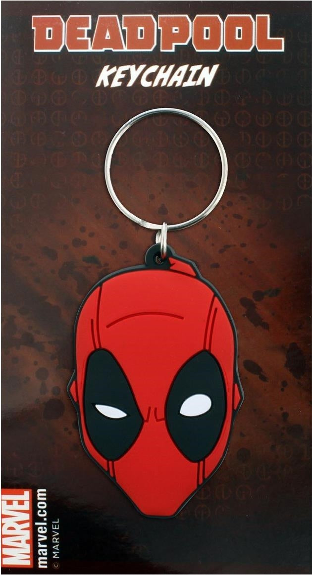 Marvel: Pyramid - Deadpool - Face (Rubber Keychain / Portachiavi Gomma)
