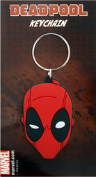 Marvel: Pyramid - Deadpool - Face (Rubber Keychain / Portachiavi Gomma)