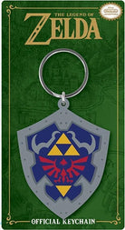 Nintendo: Pyramid - The Legend Of Zelda - Hylian Shield (Rubber Keychain / Portachiavi Gomma)