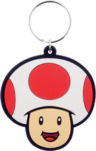Nintendo: Pyramid - Super Mario - Toad (Rubber Keychain / Portachiavi Gomma)
