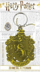 Harry Potter: Pyramid - Hufflepuff Crest Metal (Keychain / Portachiavi)