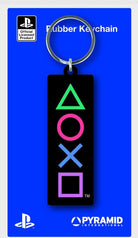 Playstation: Pyramid - Shapes (Rubber Keychain / Portachiavi Gomma)