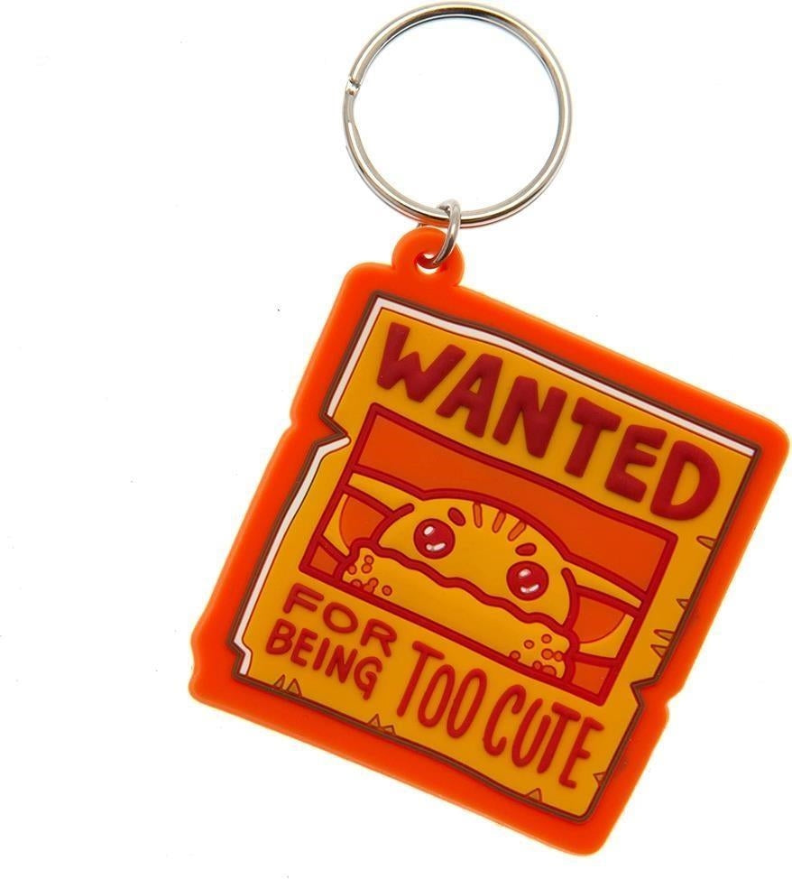 Star Wars The Mandalorian (Grougu Wanted) Pvc Keychain