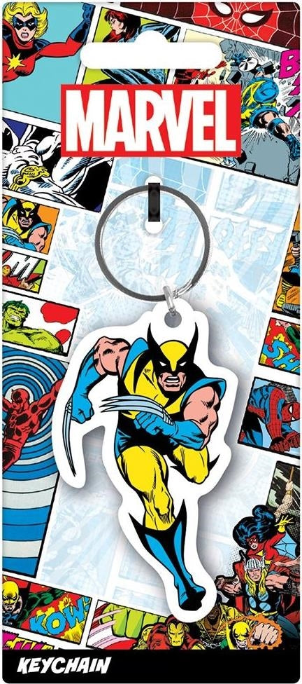 Marvel Comics (Wolverine) Rubber Keychain
