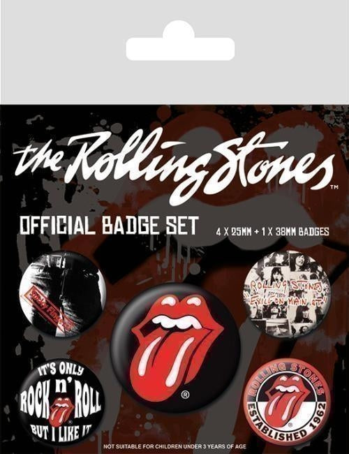 Rolling Stones (The): Pyramid - Classic (Pin Badge Pack / Set Spille)
