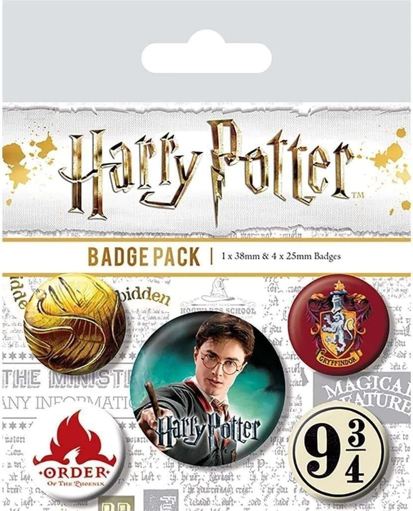 Harry Potter: Pyramid - Gryffindor (Pin Badge Pack / Set Spille)