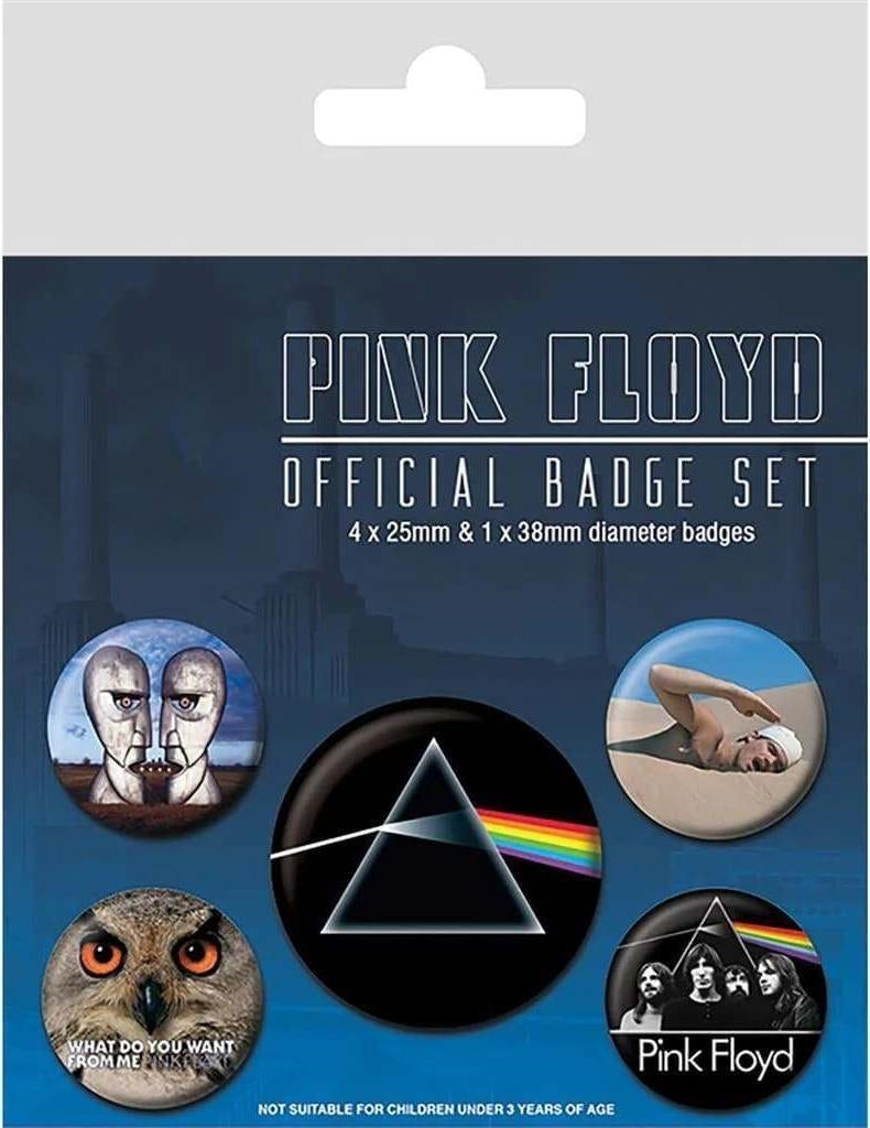 Pink Floyd: Pyramid - Official Badge Set (Pin Badge Pack / Set Spille)