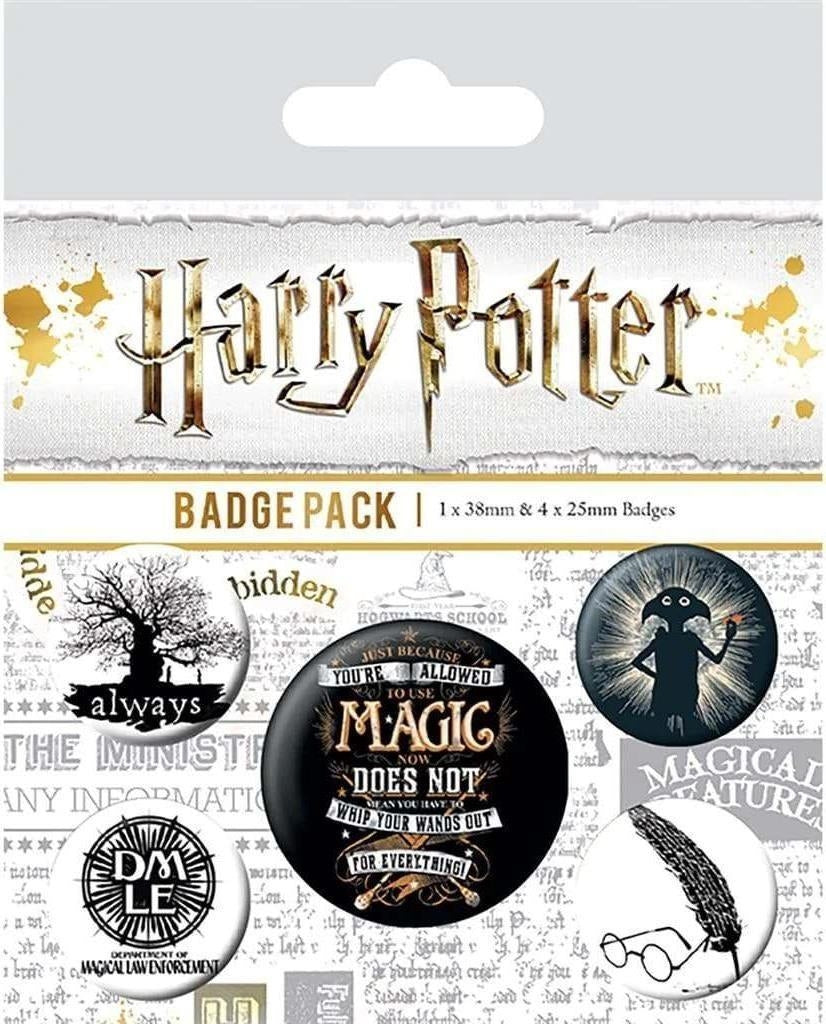 Harry Potter: Pyramid - Symbols (Pin Badge Pack / Set Spille)