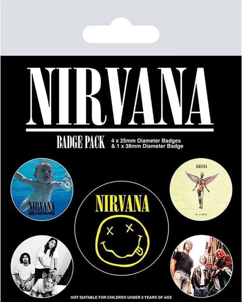 Nirvana: Pyramid - Iconic (Pin Badge Pack)
