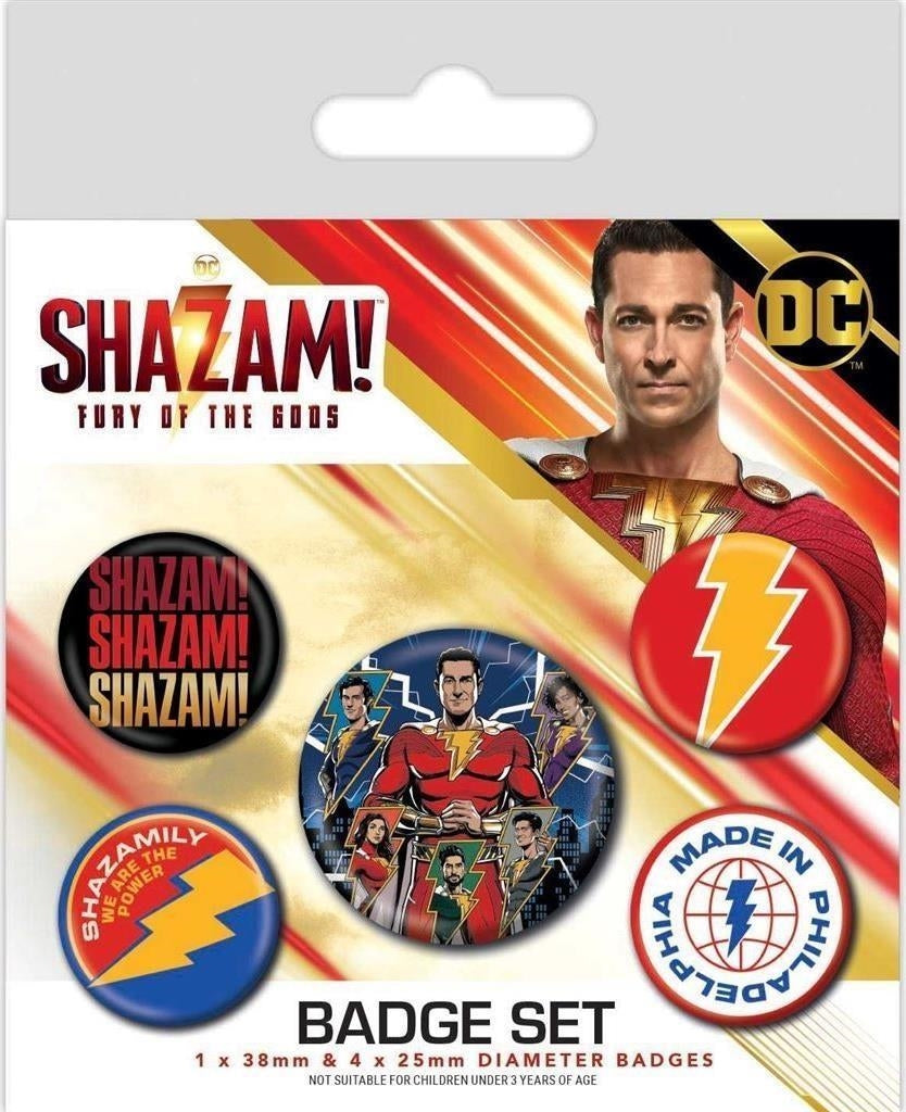Shazam! (Fury Of The Gods) Badge Pack