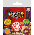 Willy Wonka & The Chocolate Factory - Badge Pack